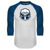 Thumbnail image for  White/Royal Raglan Baseball T Shirt