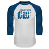 Thumbnail image for  White/Royal Raglan Baseball T Shirt