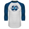 Thumbnail image for  White/Royal Raglan Baseball T Shirt