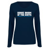 Thumbnail image for  Womens Navy Long Sleeve V Neck Tee
