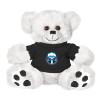 Thumbnail image for  Plush Big Paw 8 1/2 inch White Bear w/Black Shirt