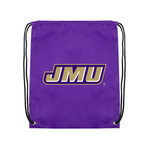 James Madison Purple Drawstring Backpack