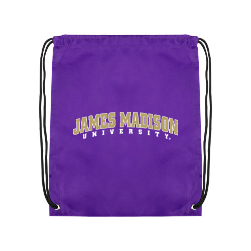 James Madison Purple Drawstring Backpack