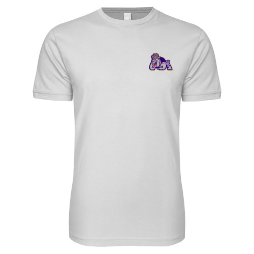 James Madison Next Level White SoftStyle T Shi