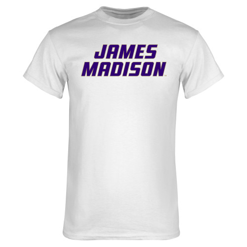 James Madison White T Shi