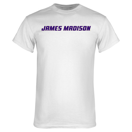 James Madison White T Shi