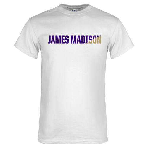 James Madison White T Shi