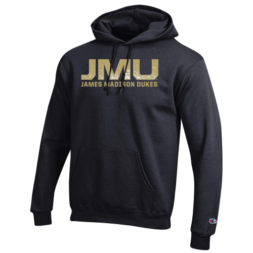 James Madison Champion Black Fleece Hood