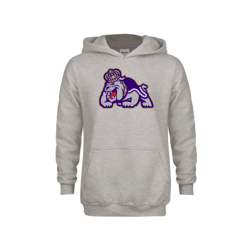 James Madison Youth Grey Fleece Ho