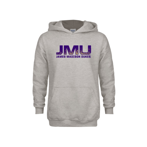 James Madison Youth Grey Fleece Ho