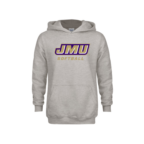 James Madison Youth Grey Fleece Ho