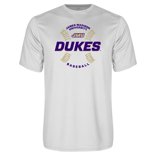 James Madison White Performance T