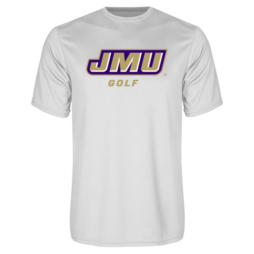  White Performance Tee - Golf