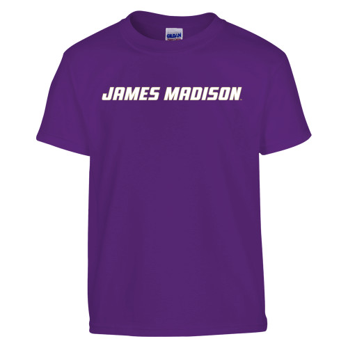 James Madison Youth Purple T Shirt