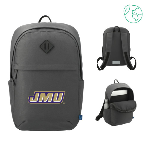 James Madison Repreve Charcoal Ocean Commuter Computer Backpack