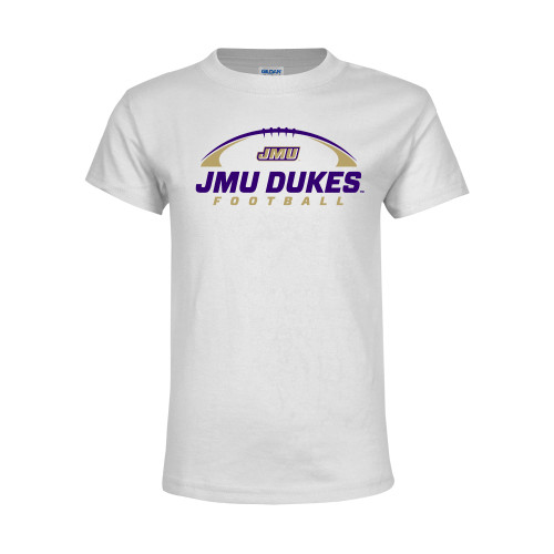 James Madison Youth White T Shirt