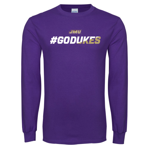  Purple Long Sleeve T Shirt - #GoDukes