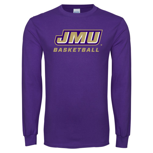 James Madison Purple Long Sleeve T Shi