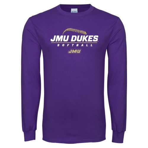 James Madison Purple Long Sleeve T Shi