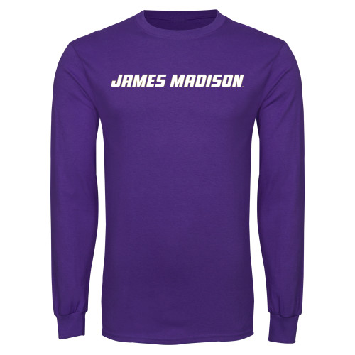  Purple Long Sleeve T Shirt - James Madison