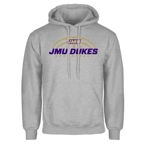 James Madison Grey Fleece Hood