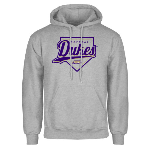 James Madison Grey Fleece Hood