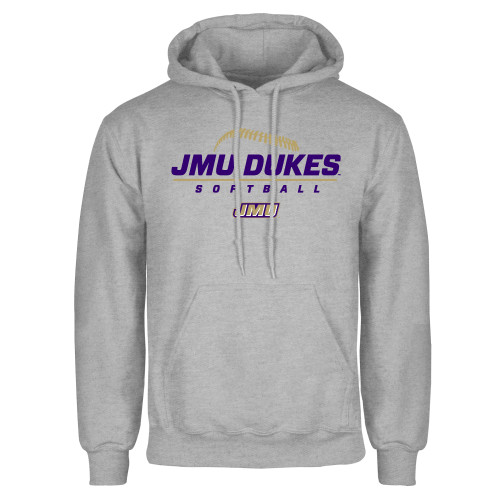 James Madison Grey Fleece Hood