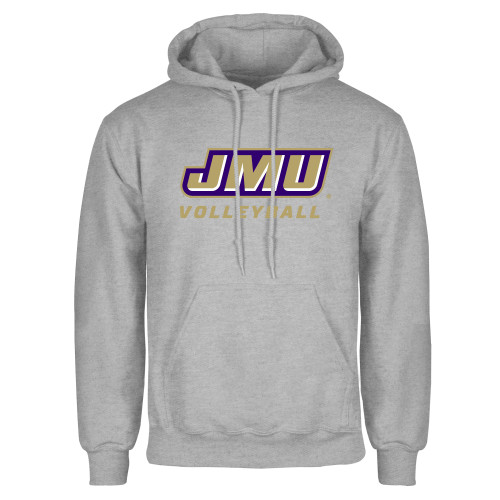 James Madison Grey Fleece Hood