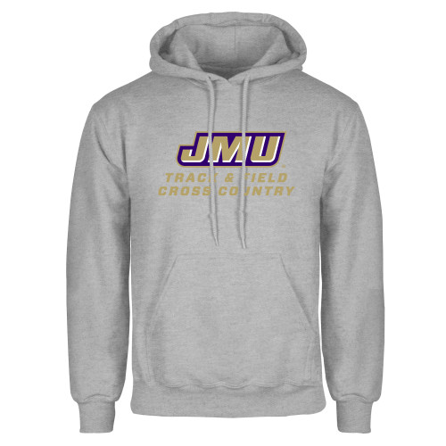 James Madison Grey Fleece Hood