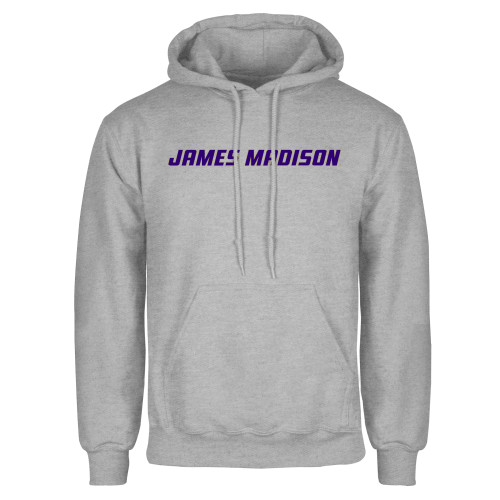  Grey Fleece Hoodie - James Madison