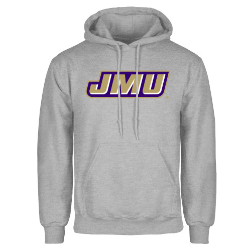  Grey Fleece Hoodie - Primary Logo