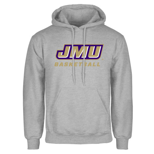 James Madison Grey Fleece Hood