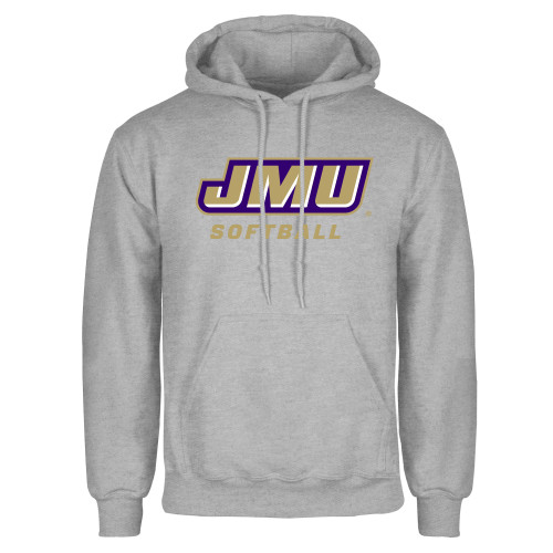 James Madison Grey Fleece Hood