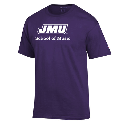 James Madison Champion Purple T Shi