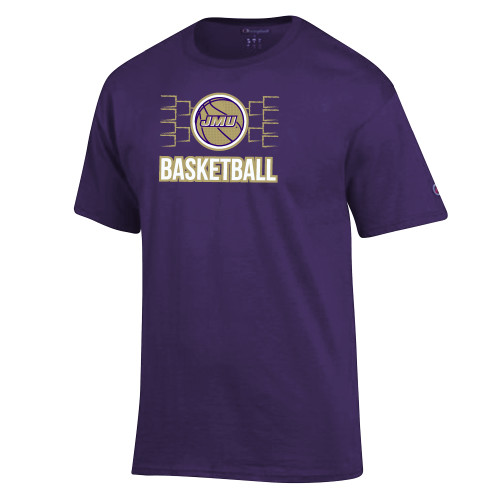 James Madison Champion Purple T Shi