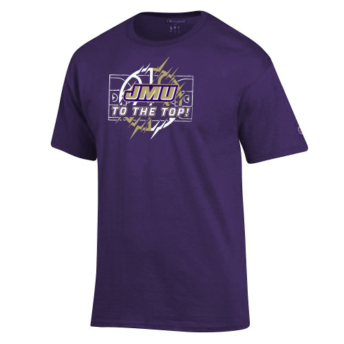 James Madison Champion Purple T Shi