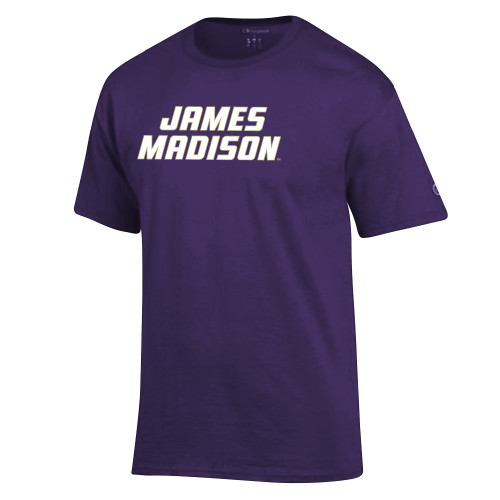 James Madison Champion Purple T Shi