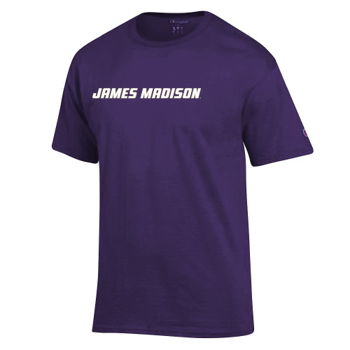 James Madison Champion Purple T Shi