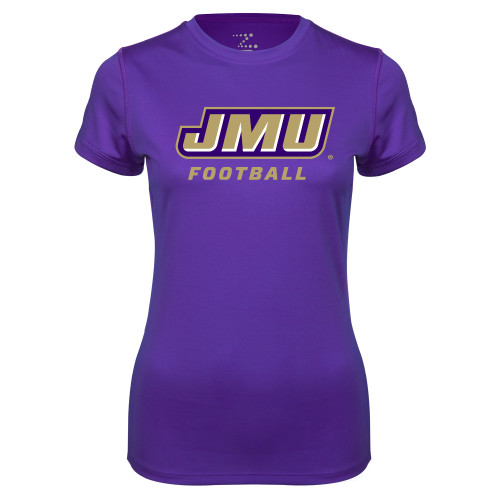 James Madison Womens Purple Performance T