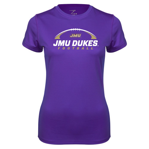 James Madison Womens Purple Performance T