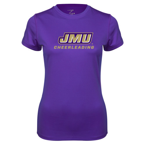 James Madison Womens Purple Performance T