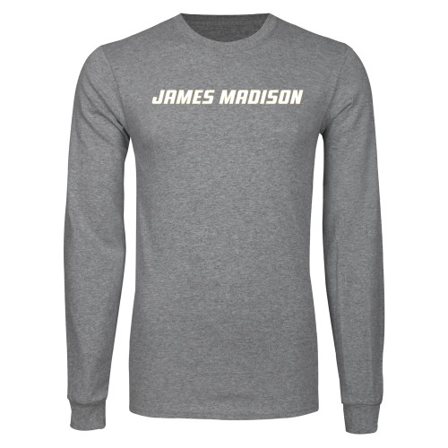  Grey Long Sleeve T Shirt - James Madison