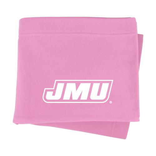 James Madison Pink Sweatshirt Blanket