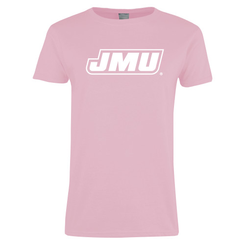  Womens Pink Short Sleeve Tee - Primary Logo