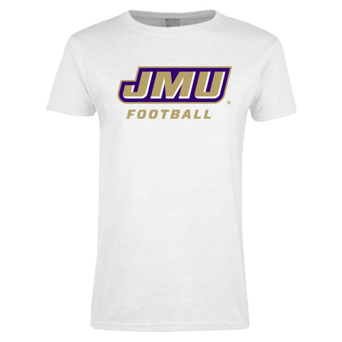 James Madison Womens White Short Sleeve T