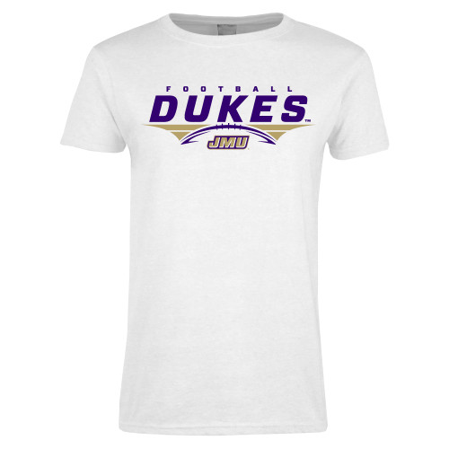 James Madison Womens White Short Sleeve T