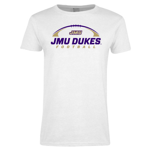 James Madison Womens White Short Sleeve T