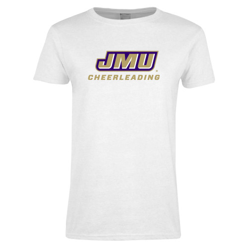 James Madison Womens White Short Sleeve T