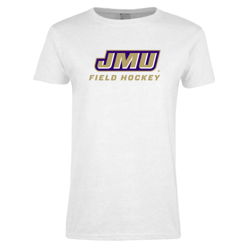 James Madison Womens White Short Sleeve T