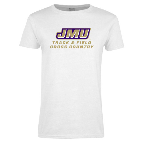 James Madison Womens White Short Sleeve T